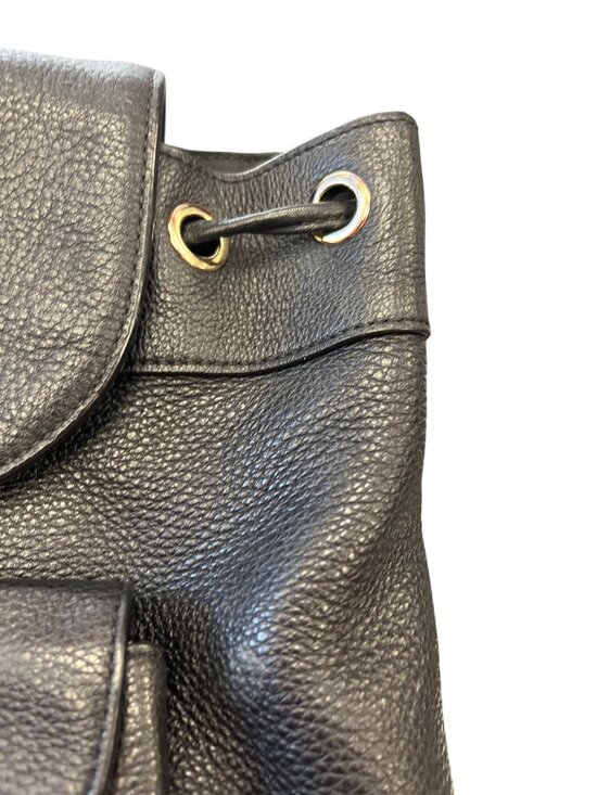 Coach F37621 wms black leather pebbled mini backpack SKU 10-048 main image 15